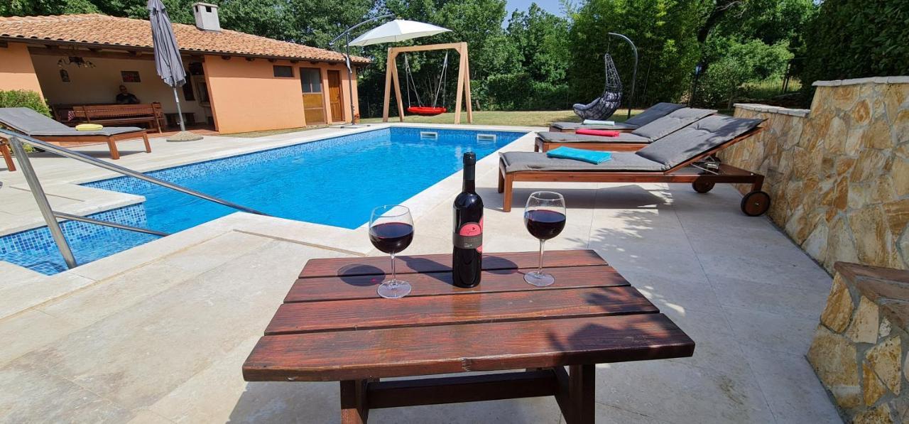 Sunny Garden Villa With Pool Loborika Экстерьер фото